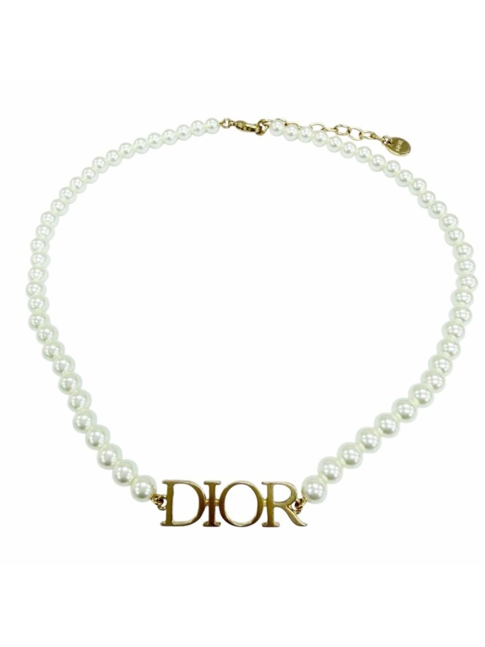 Dior Evolution Necklace Pearl Choker Eco Gold